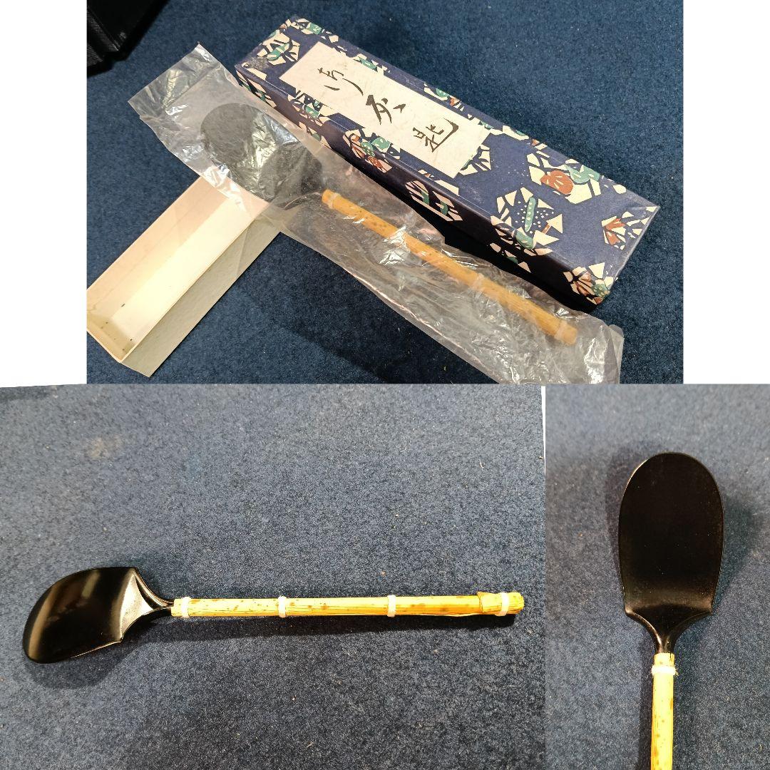 AP17 茶道具 炉用 灰匙まとめて五本 未使用 茶道具炭 枝炭