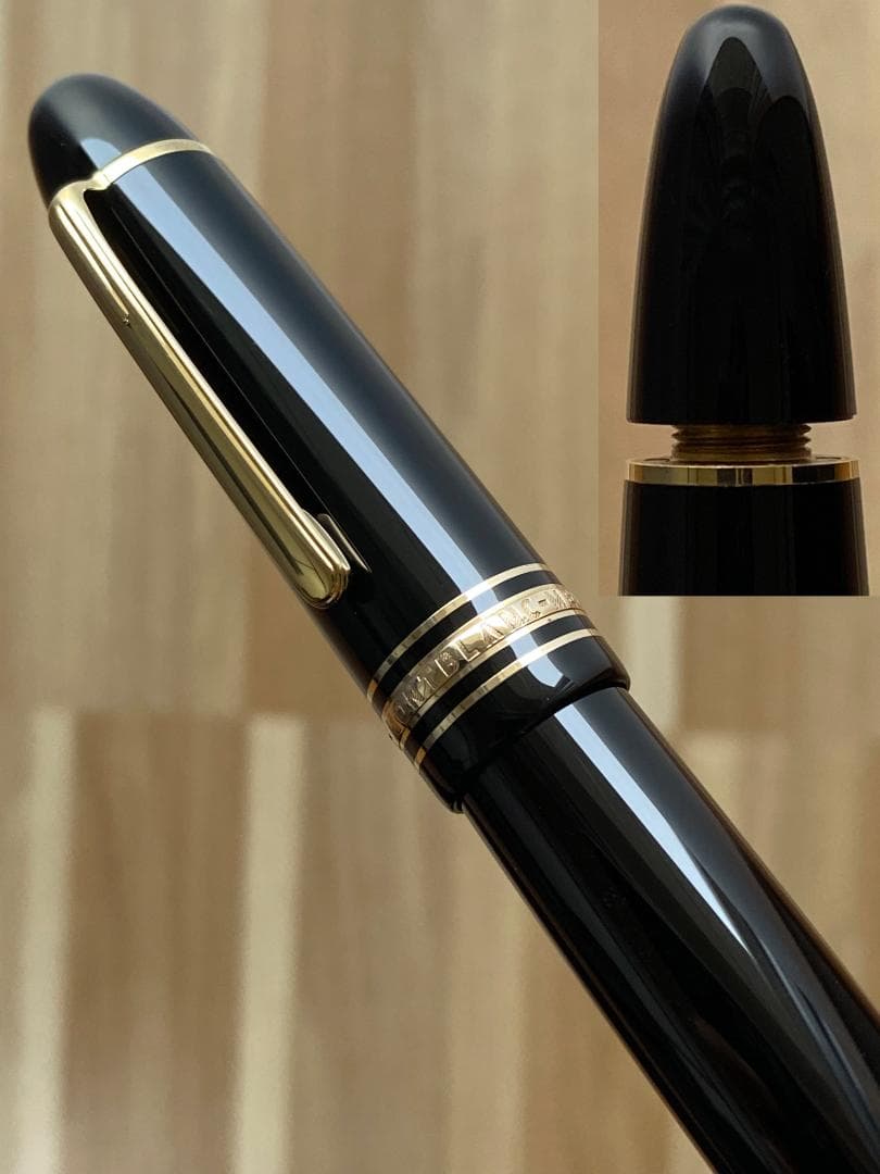 超美品　現行品 モンブラン 149 18K 中字 Au750 吸入式 万年筆