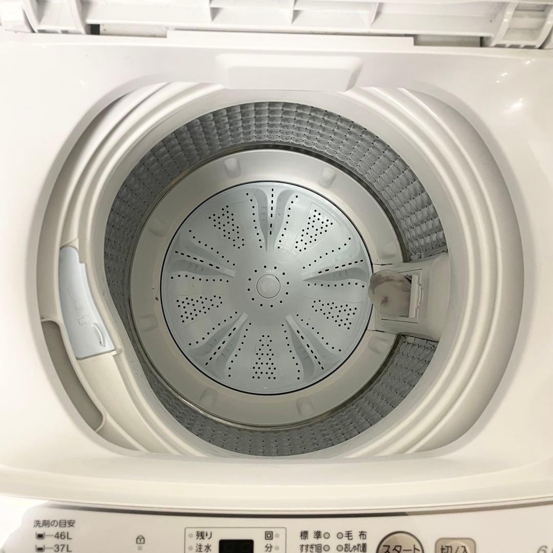 【良品】AQUA 全自動洗濯機 6.0kg AQW-KS6P 2024年製 F