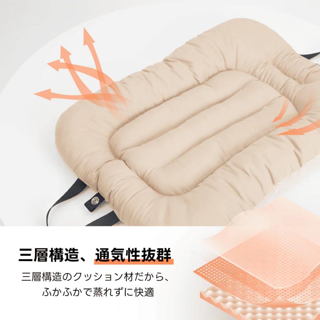 3点セット PETTENA ホワイト キルティングペットカート クッション