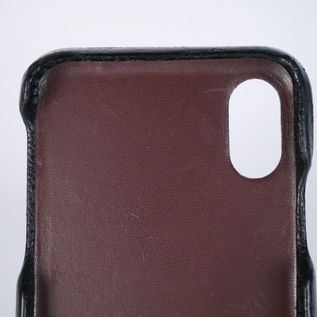 【美品】CHANEL シャネル　スマホケース　マトラッセ　iPhone X XS