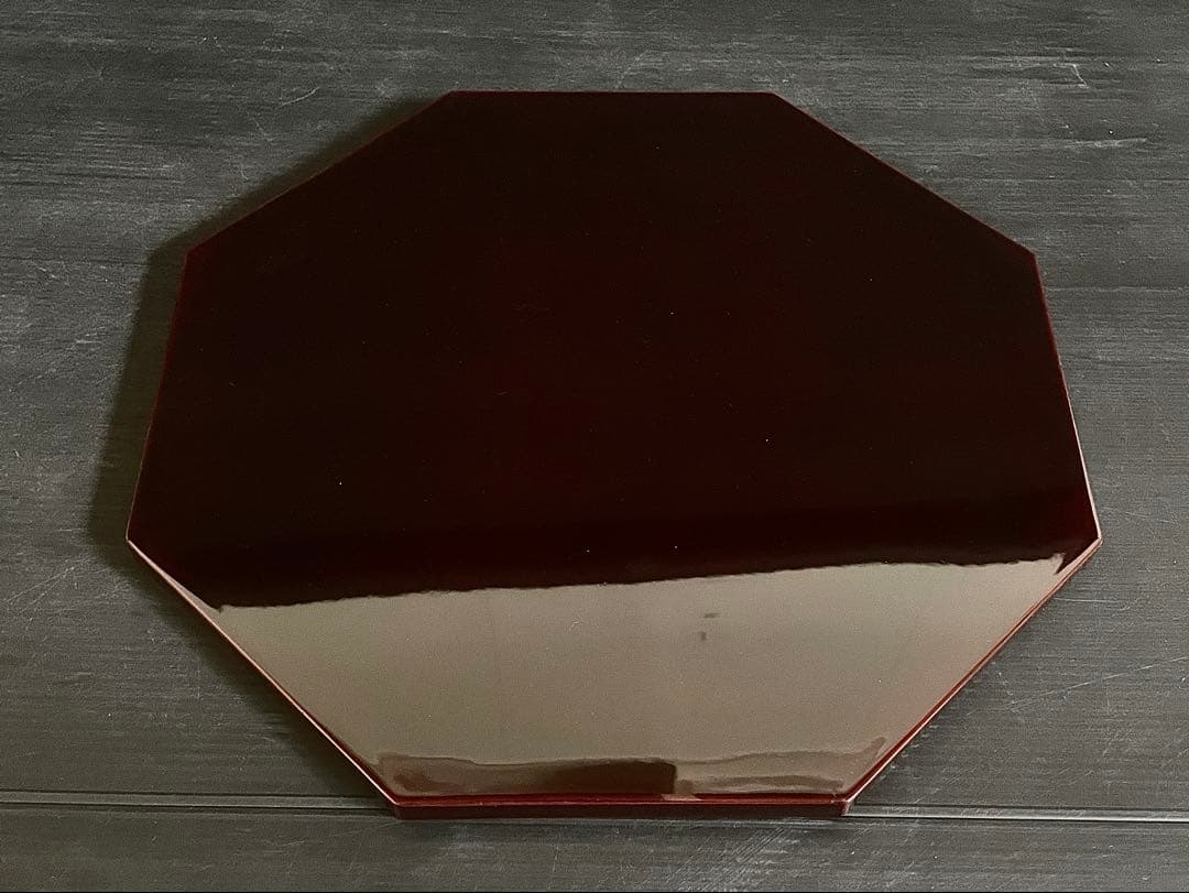 【美品】「母」輪島塗 淡々斎好 寿棚 芳斎 共箱 組立式 茶道具 （402Ｂ）