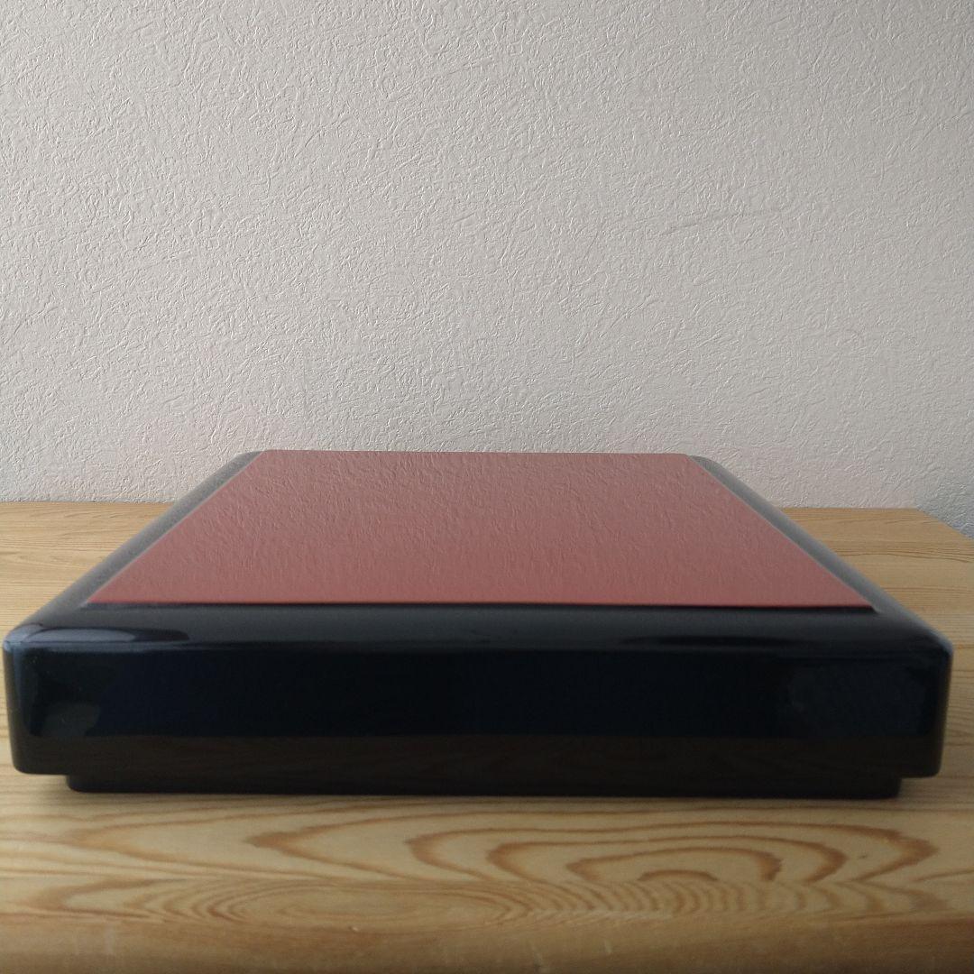 【最終価格】【新品未使用】目録箱 文箱 硯箱 朱塗