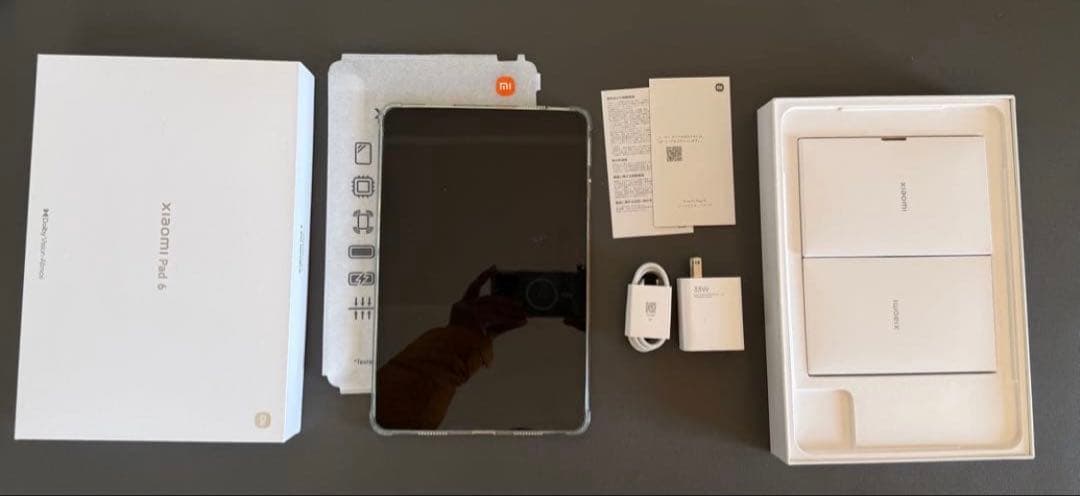 【美品Xiaomi Pad 6(6GB/128GB)グラビティグレー 付属品完備
