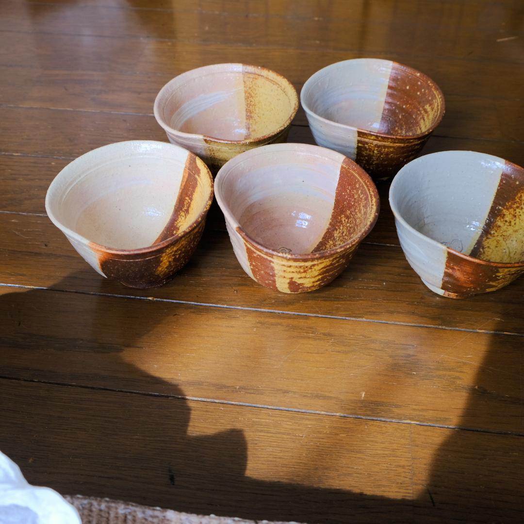 陶器製 茶碗 5個セット