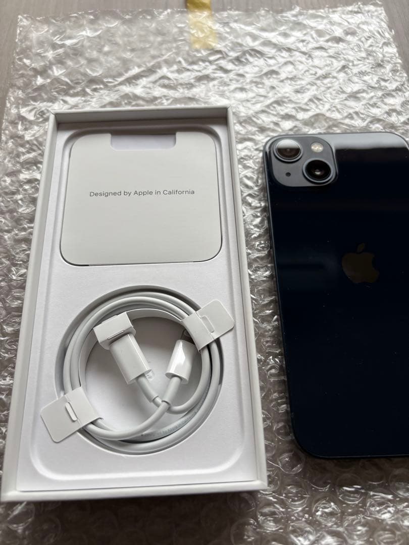 超美品 iPhone13 「バッテリー84%」128GB SIMフリー ブラック