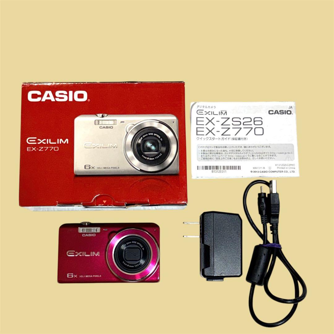 【動作確認済】CASIO EXILIM EX-Z770 コンパクトデジタルカメラ