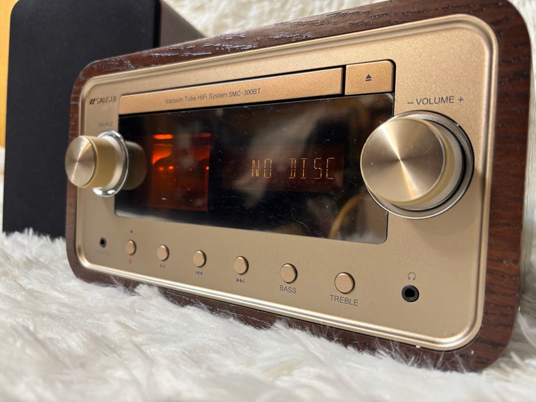 SANSUI 真空管ハイブリッドアンプ搭載ステレオ SMC-300BT