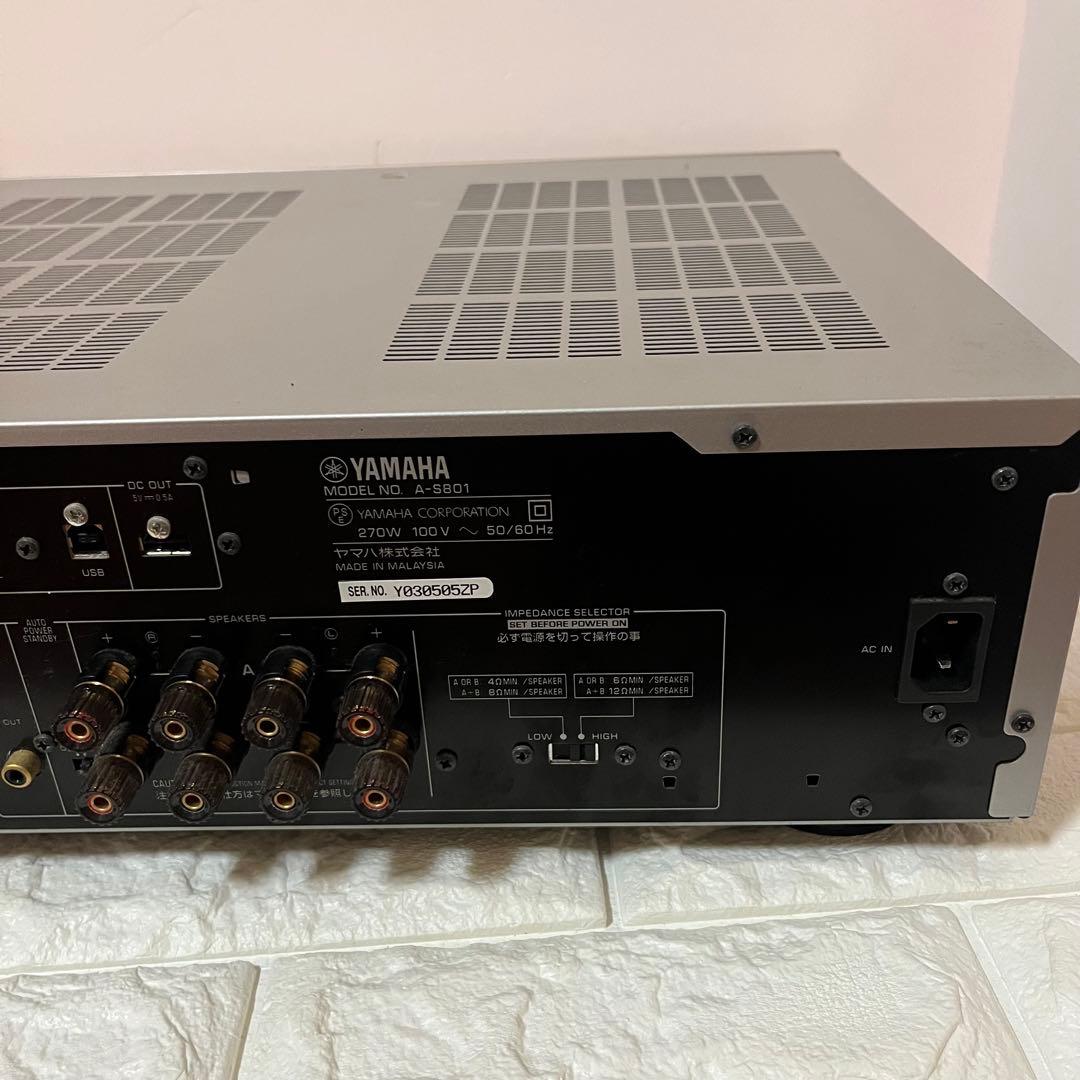 ヤマハ　プリメインアンプ　A-S801 動作品　YAMAHA