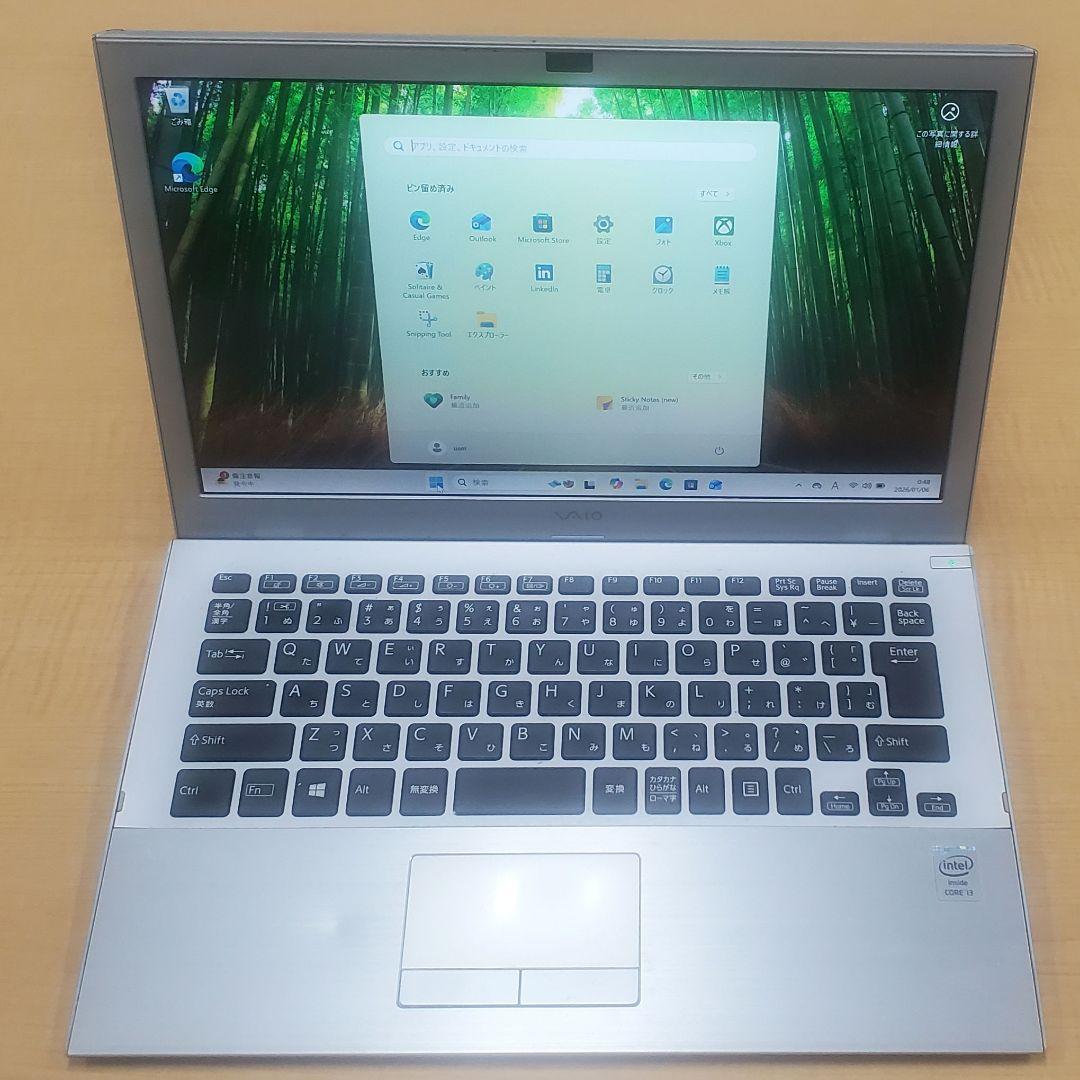 Windowsノート本体 SONY VAIO PRO 13 windows11 Office2021