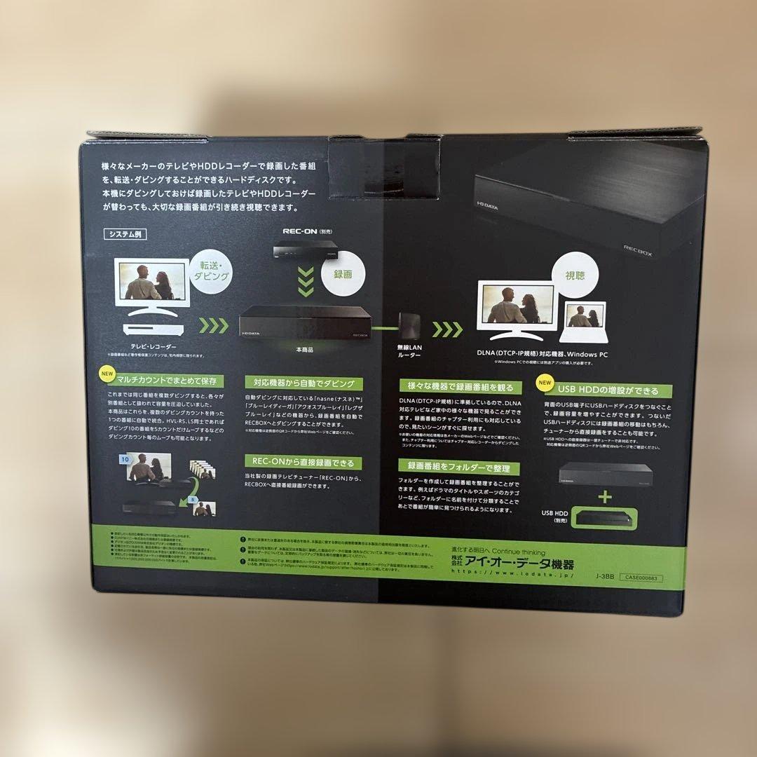 専用I-O DATA RECBOX 6TB HDD