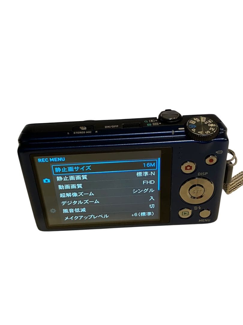 美品　カシオ　エクシリム　青　EX-ZR410 blue コンデジ