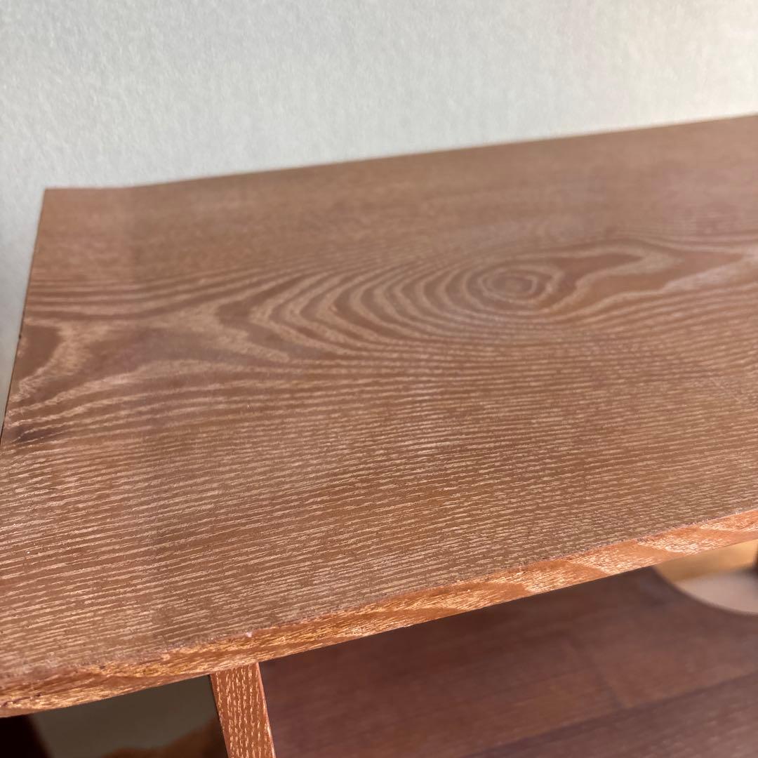 茶道具 松風棚 2段 木製 棚物 風炉用