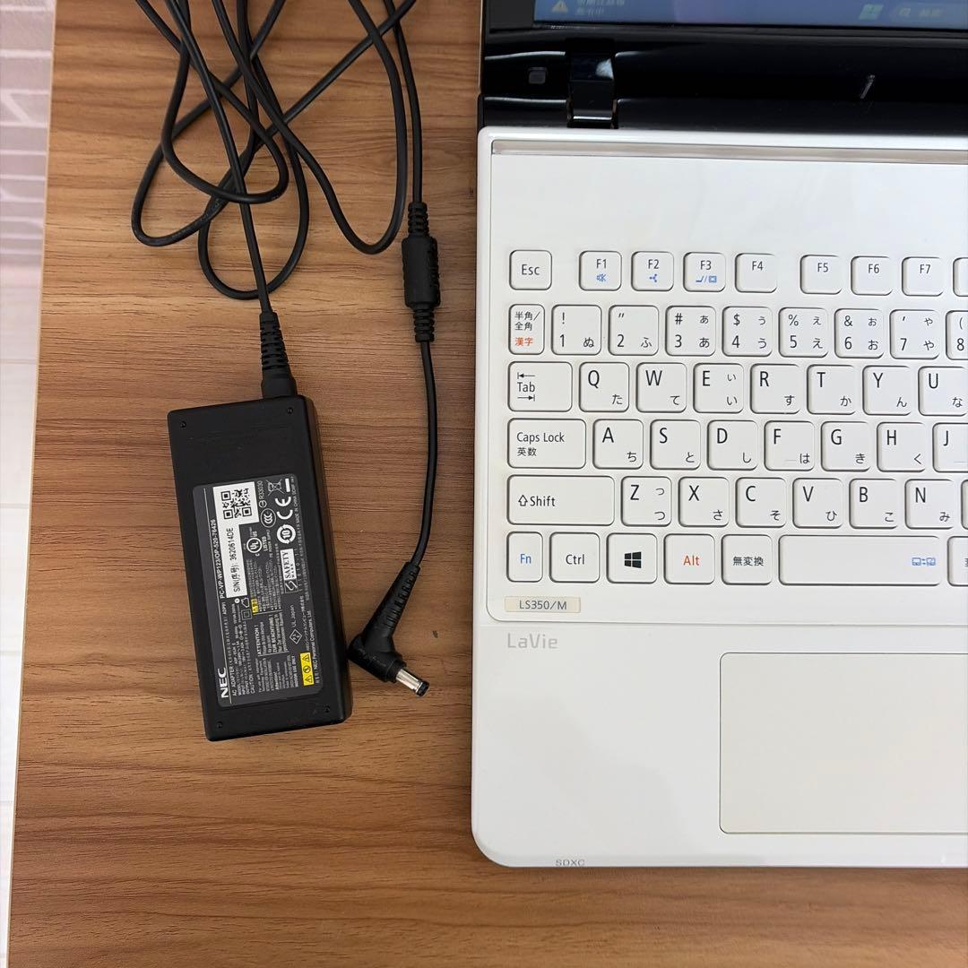 NEC Lavie350 アダプタ付き