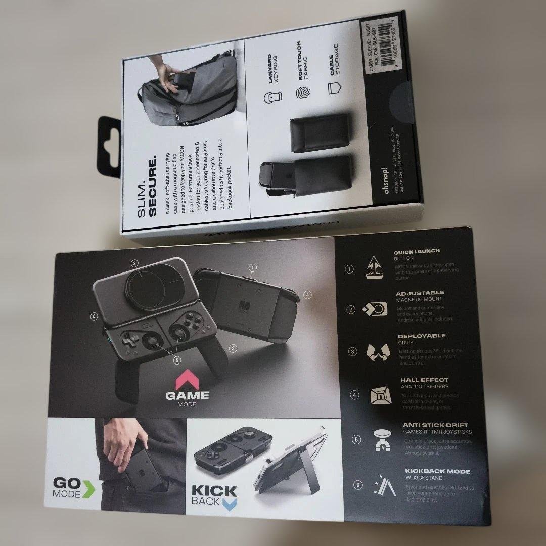 MCON 折りたたみ式 ブラック コントローラー 未開封 完売品