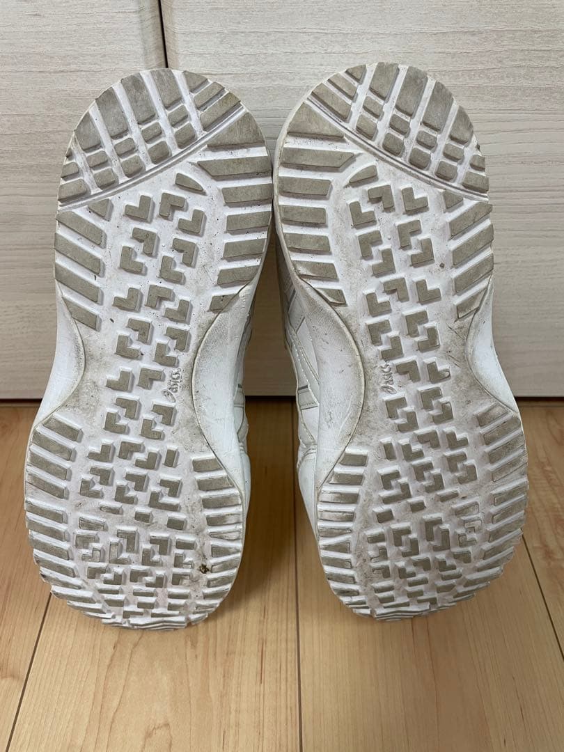 asics ホワイト安全靴 ベルクロ　ウィンジョブ　ゲル 26cm