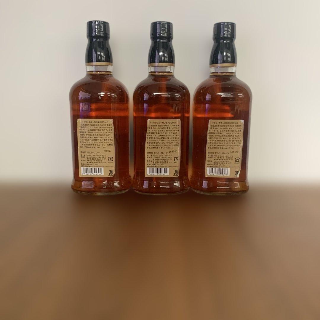 Nikka Black 8 ウイスキー 3本セット