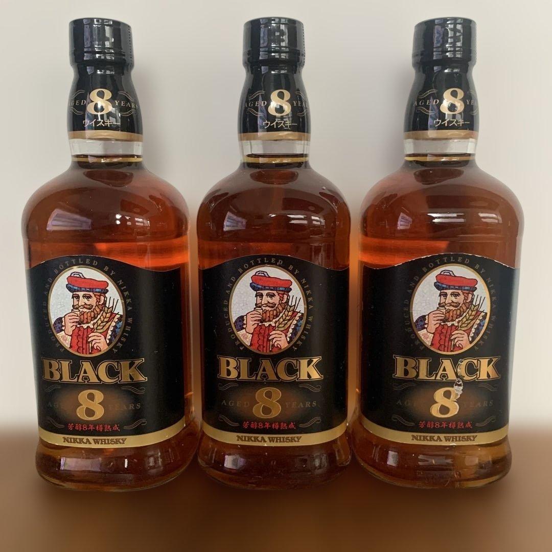 Nikka Black 8 ウイスキー 3本セット
