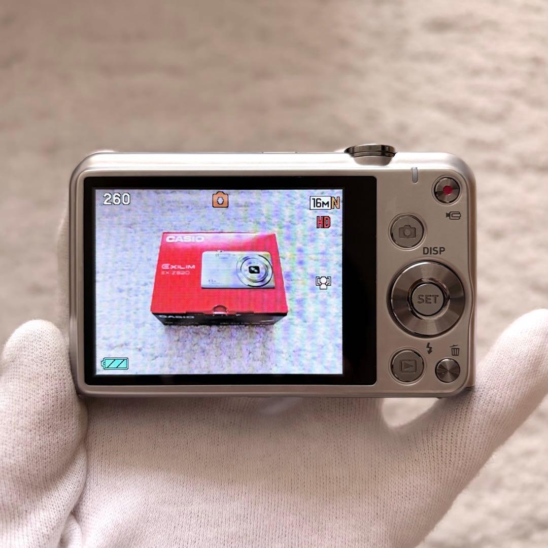 美品【動作確認済】CASIO カシオ EXILIM EX-ZS20 レトロカメラ