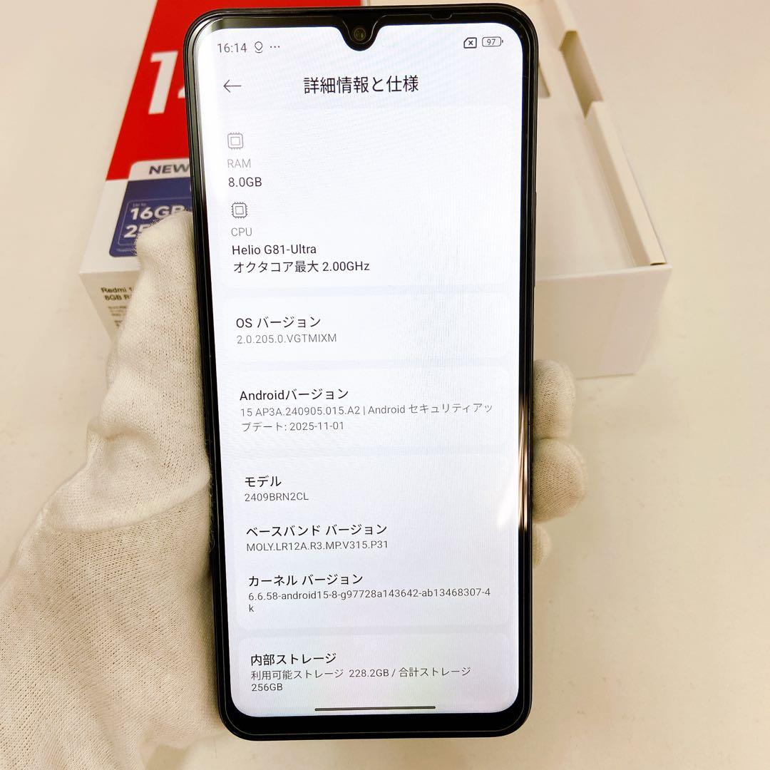 Redmi REDMI 14C 256GB SIMフリー　T-618