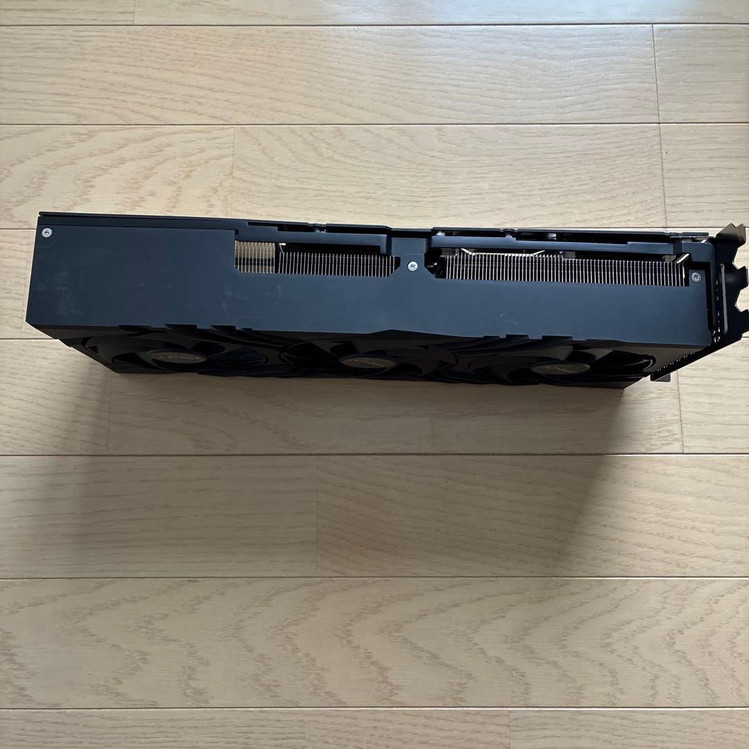 PNY RTX 4090 ヒートシンク　3連　ファン　LED バックプレート