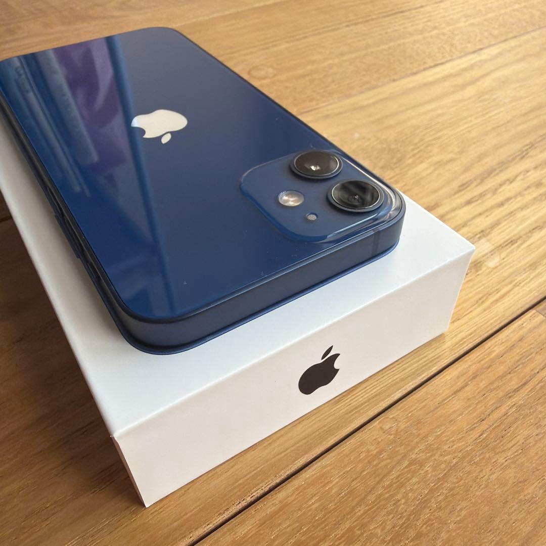 Apple iPhone 12 mini ブルー 本体 箱付き