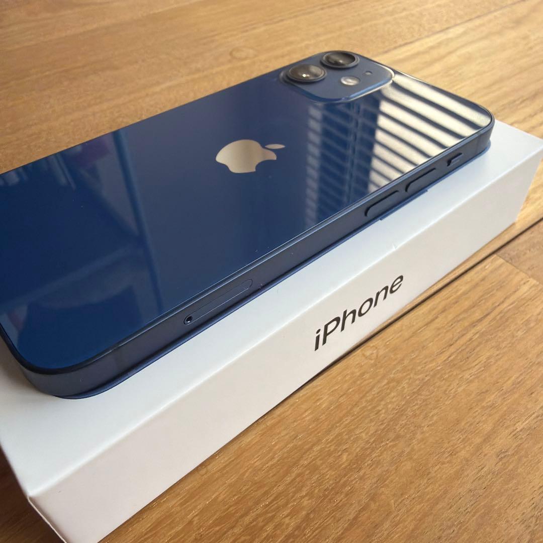 Apple iPhone 12 mini ブルー 本体 箱付き
