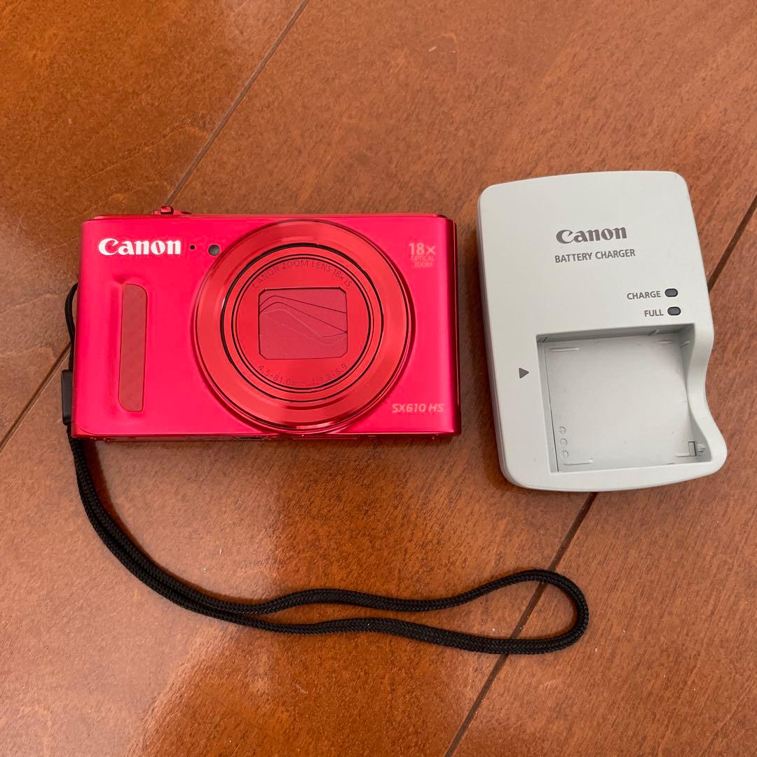 Canon SX610 HS 赤 20.2メガピクセル