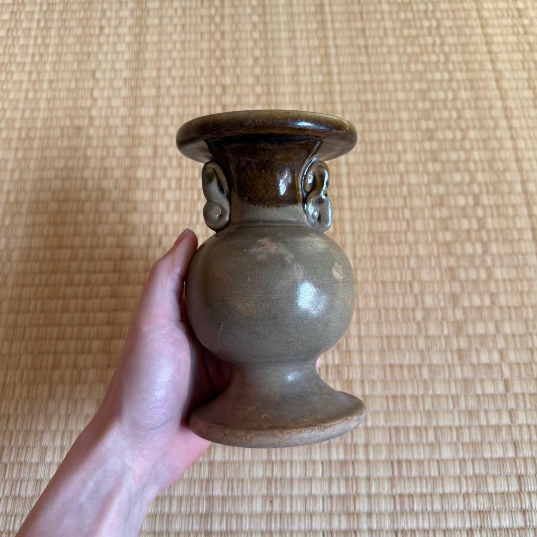 古唐津 九州民窯 仏花器 花器 江戸時代 初期伊万里 古薩摩 古美術 骨董 民藝