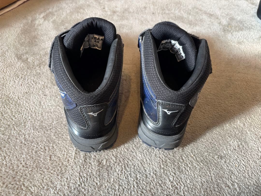 Mizuno ネイビー ハイカット安全靴