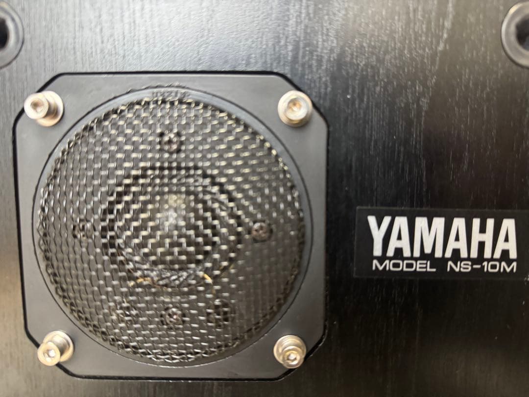 美品 YAMAHA NS-10M （後期）同番シリアル バナナプラグ変換済