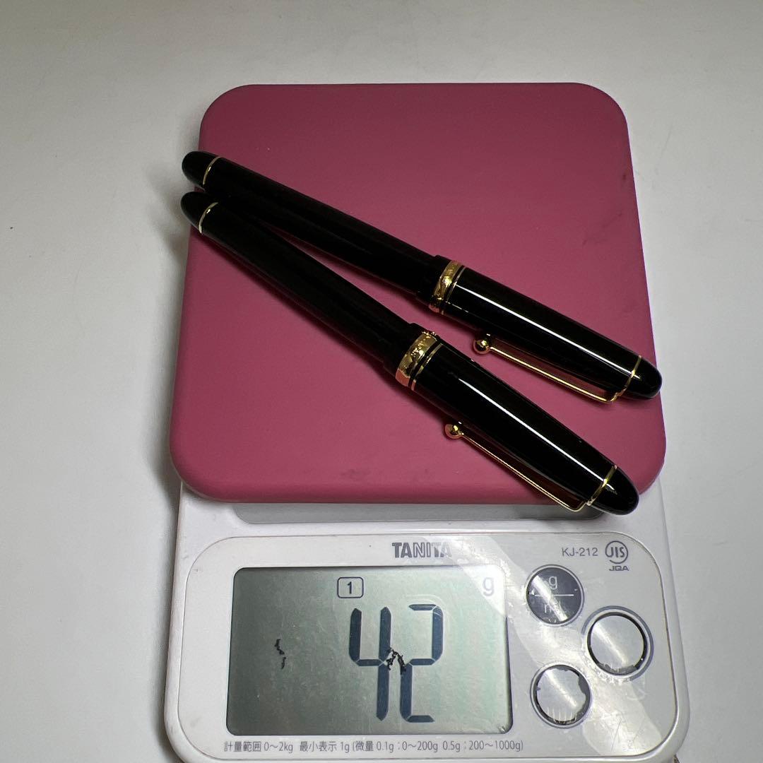 PILOT万年筆14K585刻印2本M 5/10 共箱　東Y8-0218☆2F