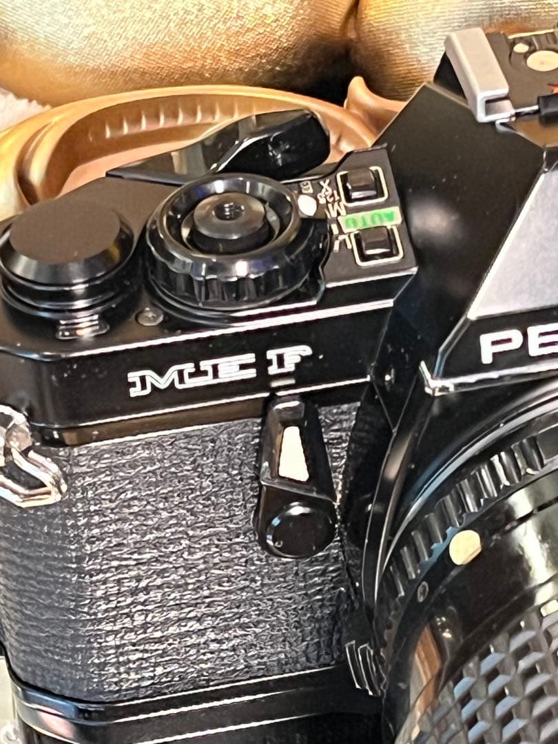 世界初AF一眼レフ PENTAX ME-F 専用AFレンズ2本付 修理前提