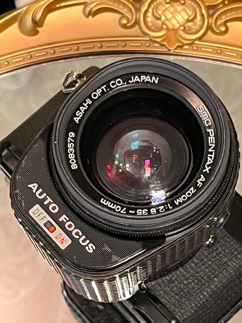 世界初AF一眼レフ PENTAX ME-F 専用AFレンズ2本付 修理前提
