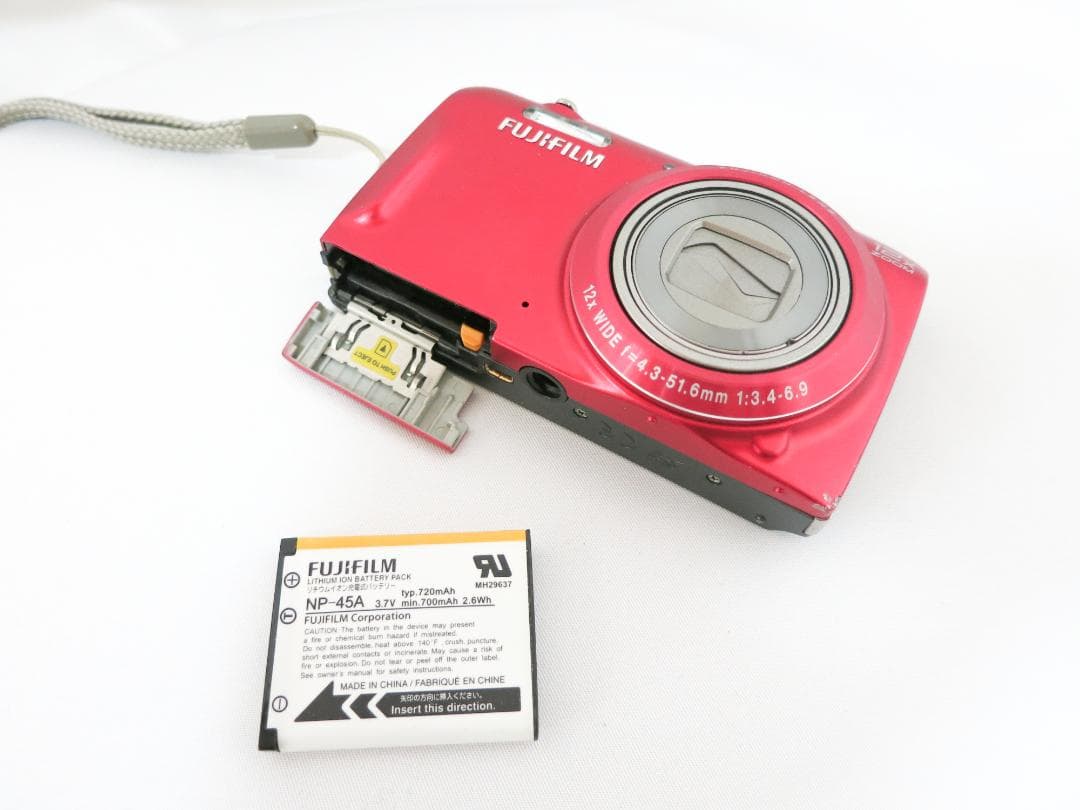 Fujifilm コンパクトデジタルカメラ FINEPIX T500 レッド