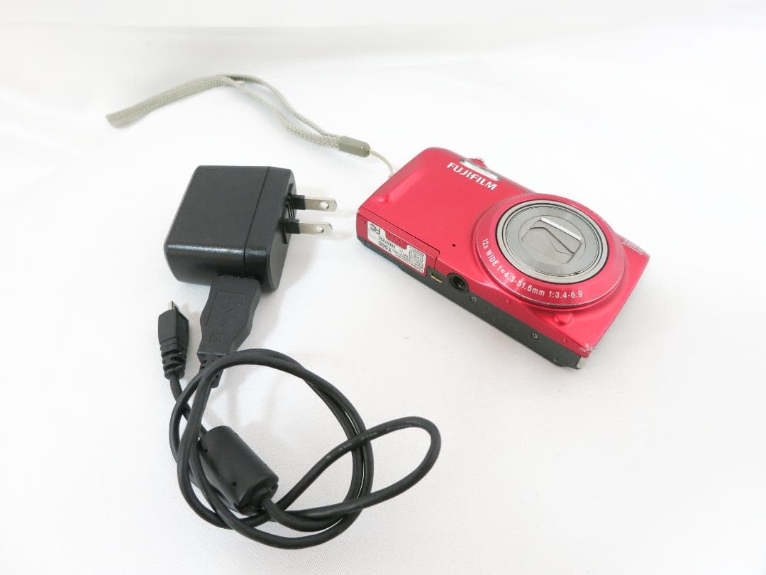Fujifilm コンパクトデジタルカメラ FINEPIX T500 レッド