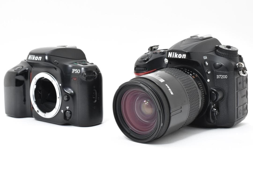 【豪華セット】Nikon D7200 & F50 デジタル・フィルム両立！動作品