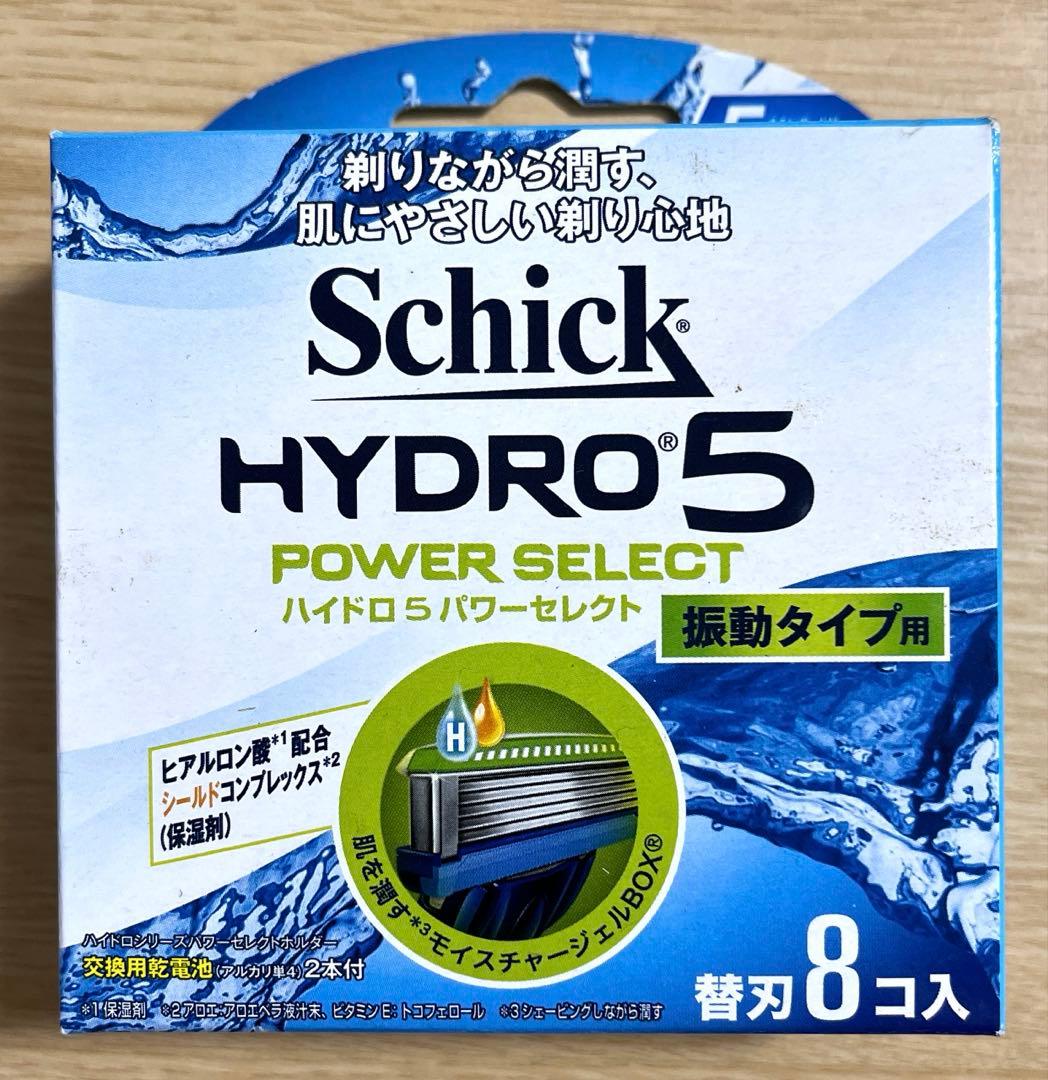 シック ハイドロ5 パワーセレクト 替刃 8個入 5枚刃　4箱セット