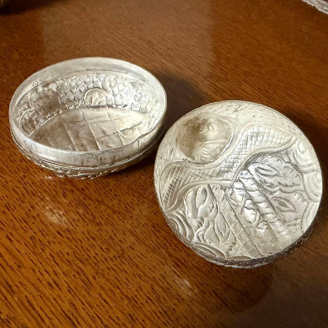 アンティーク　ビンテージ　亀　小物入れ　アクセサリーケース　レトロ