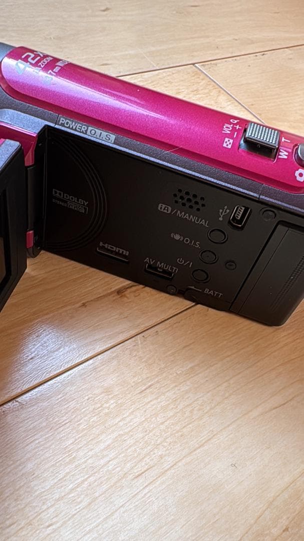 ☆フルHD画質☆　Panasonic HDC-TM45 レッド 42倍ズーム