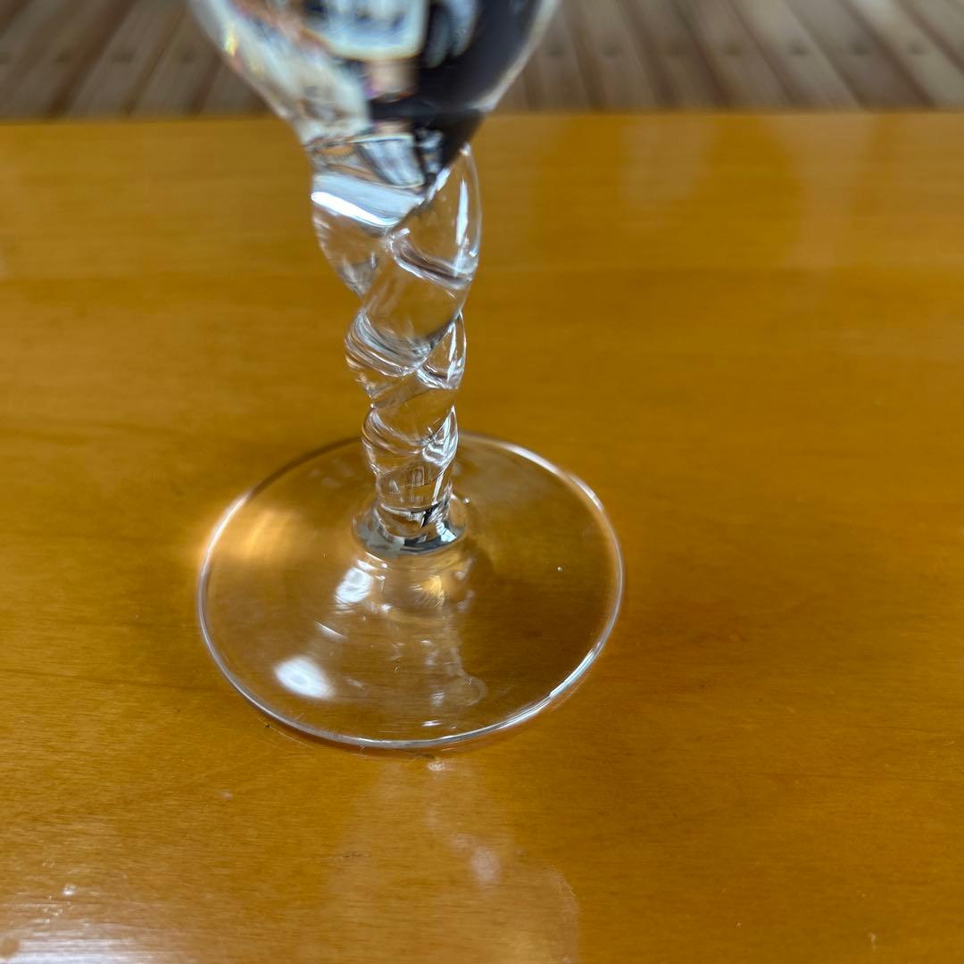作家　ガラス作家　上島あいこ　酒器　酒盃　　グラス　2種　金彩　金箔　吹きガラス