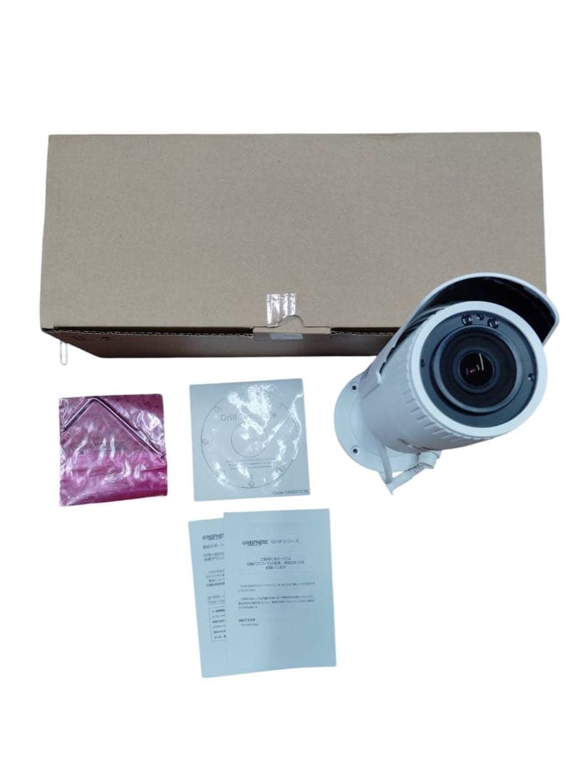 グラスフィアジャパン 屋外用 バレット型 防犯カメラ GJ-IP 付属品あり