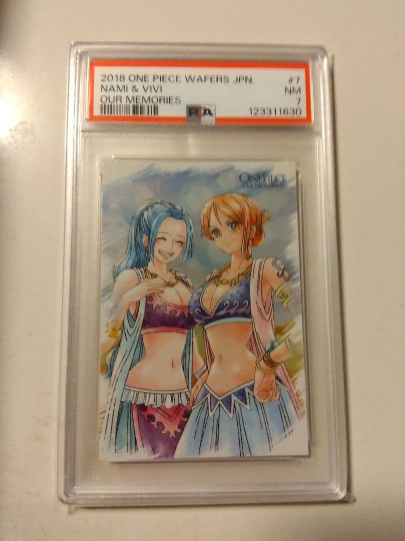 PSA7 2018 ワンピースウエハース アワーメモリーズ　ナミ＆ビビ