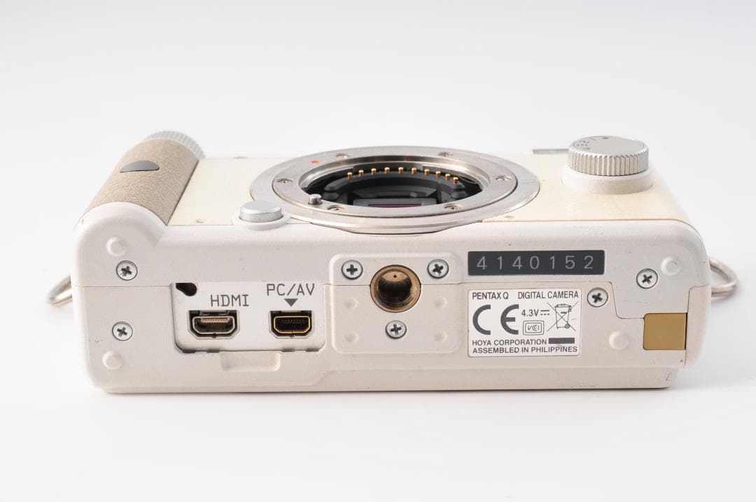 PENTAX Q ホワイト 02 06 ダブルズームキット #105