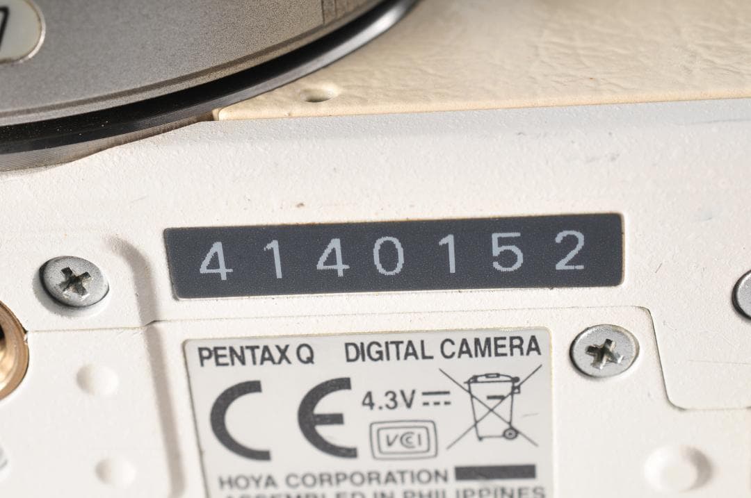 PENTAX Q ホワイト 02 06 ダブルズームキット #105