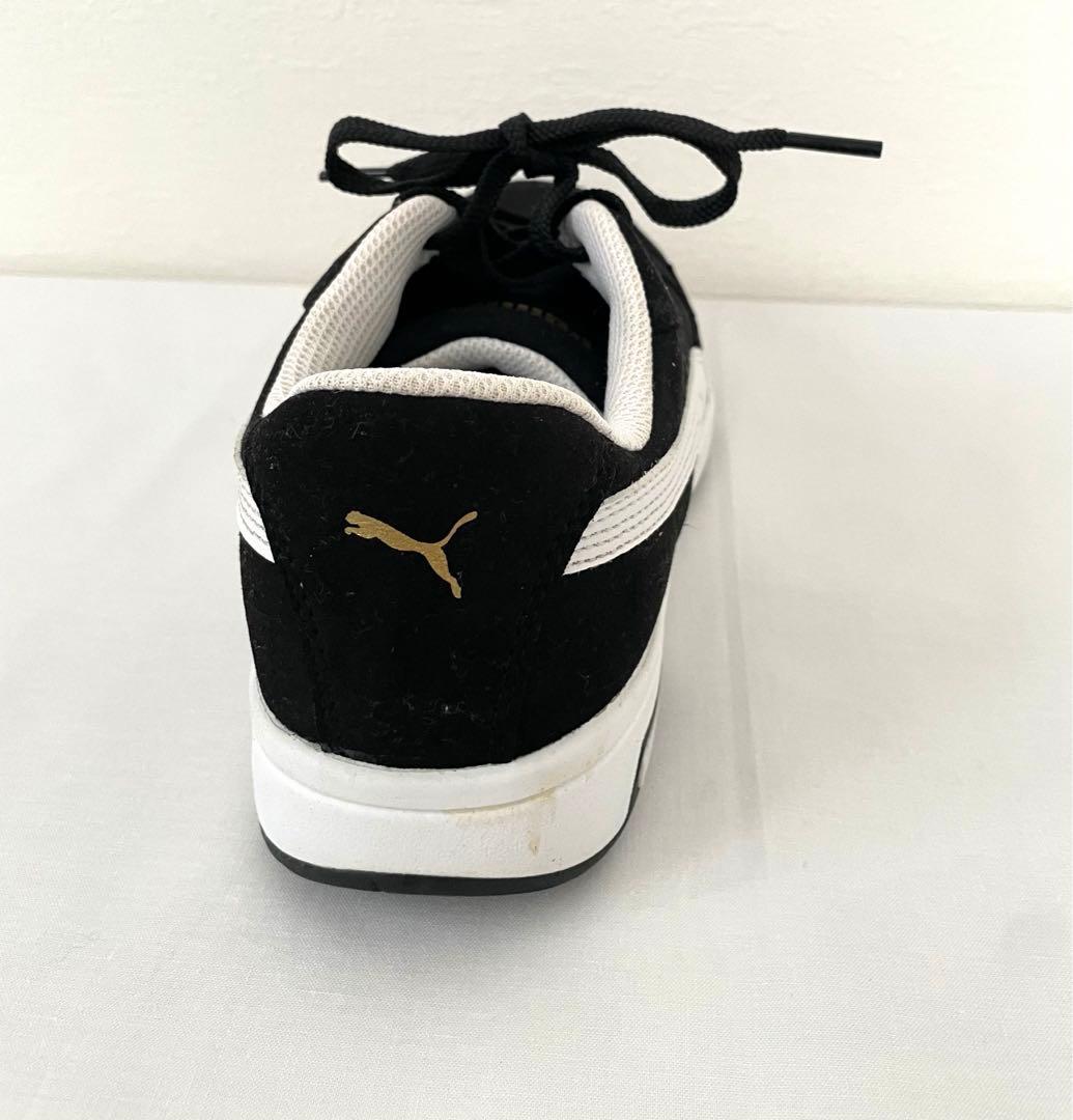 新品未使用品！PUMA プーマ安全靴 サイズ25.5㎝ ブラックロー スエード