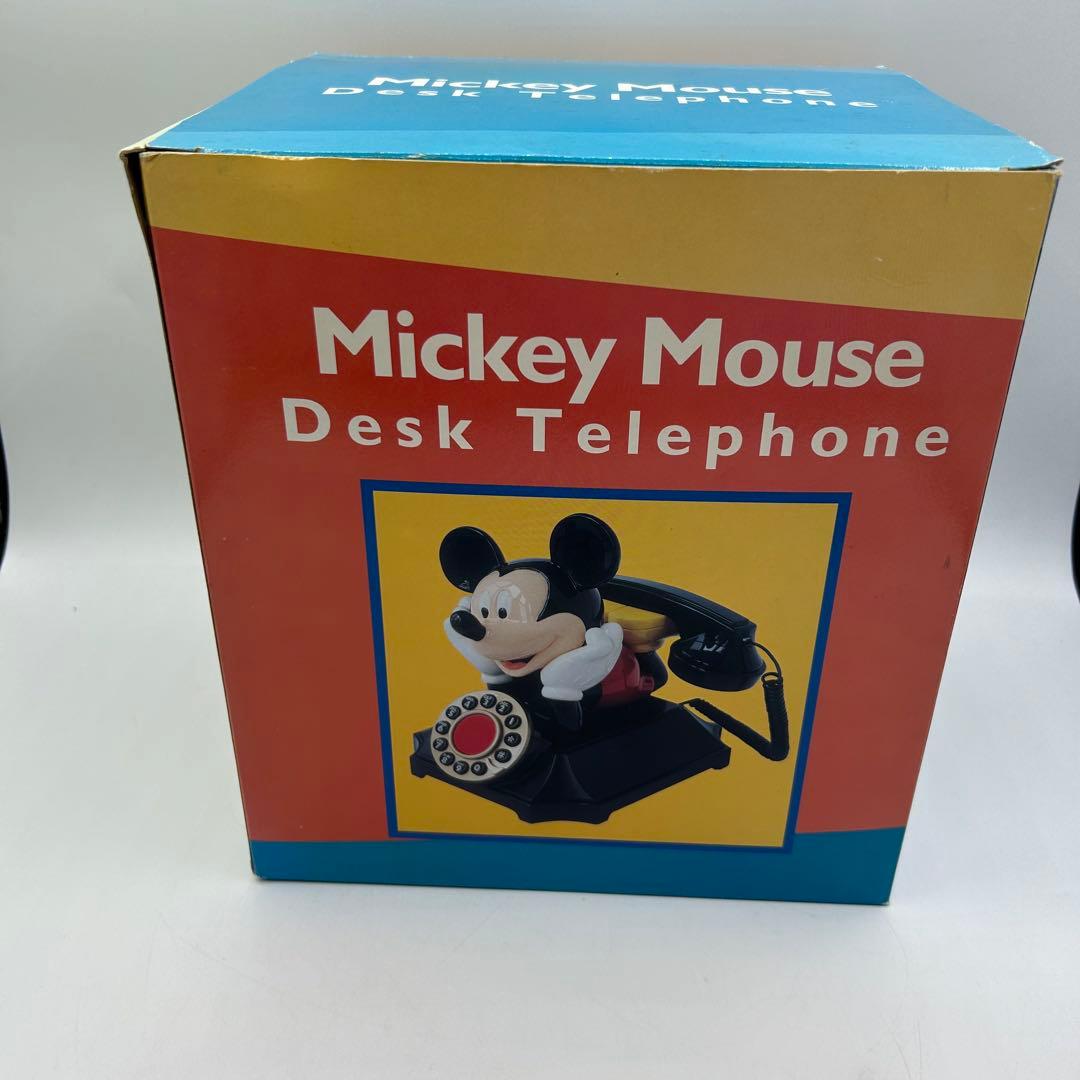 希少美品⭐️日本で使用可アメリカ限定ディズニーミッキーマウス電話機ビンテージ