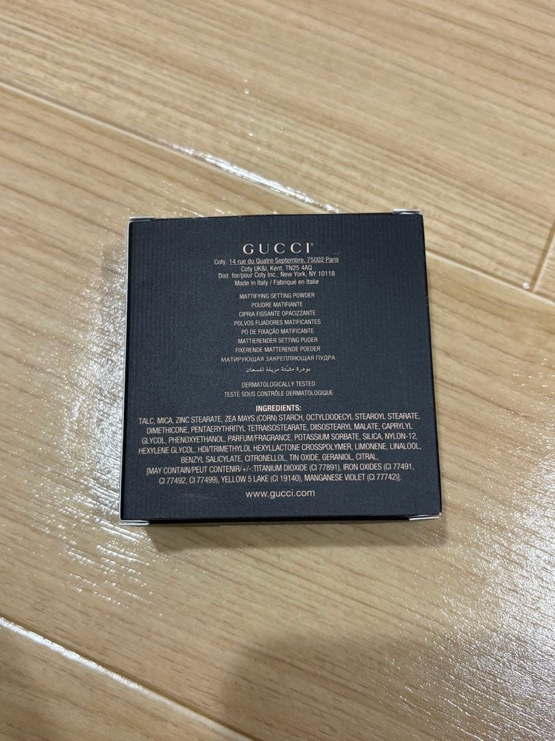 フェイスパウダー GUCCI POUDRE DE BEAUTE MAT NATURE 01