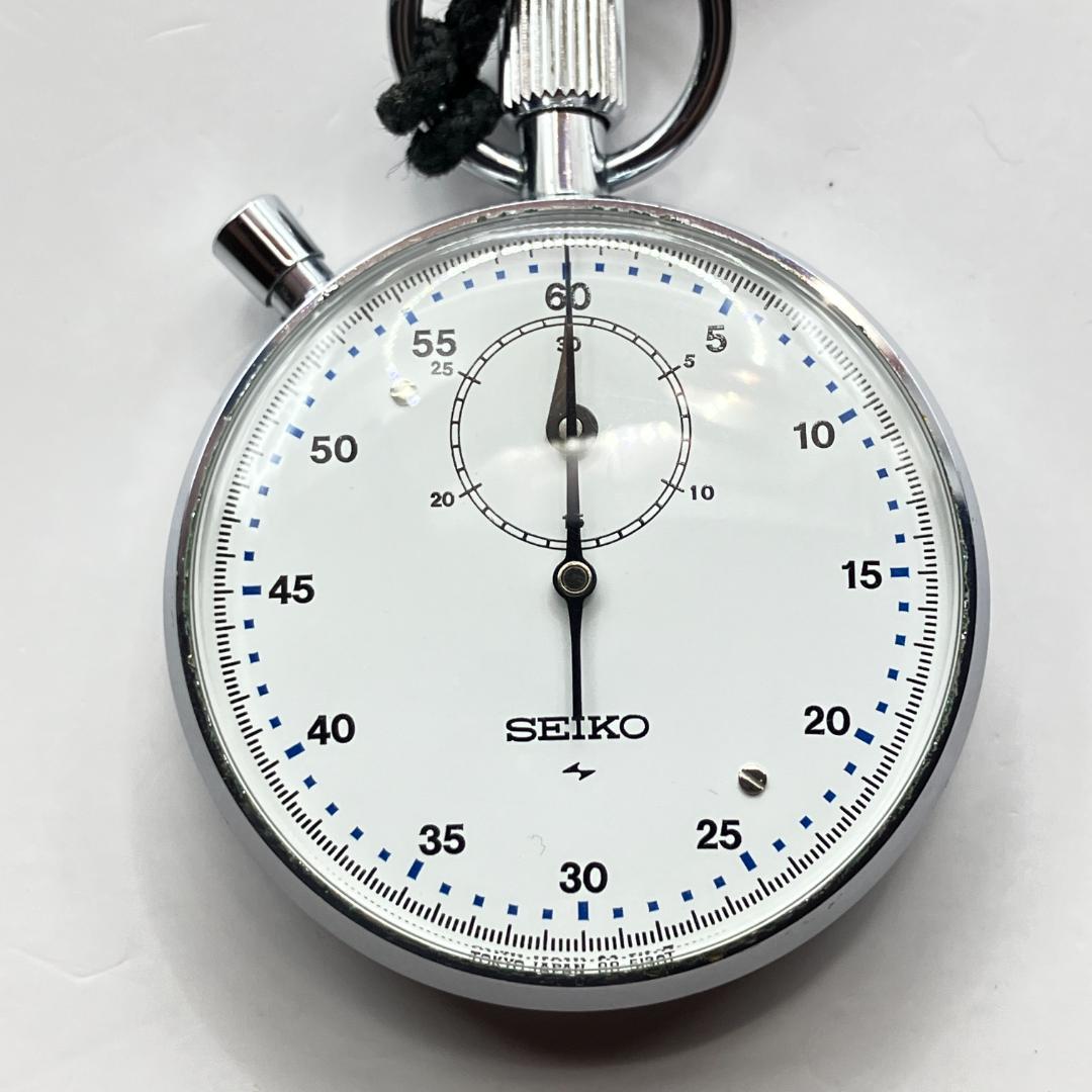 美品 SEIKO アナログストップウォッチ 88-5020 手巻き 機械式