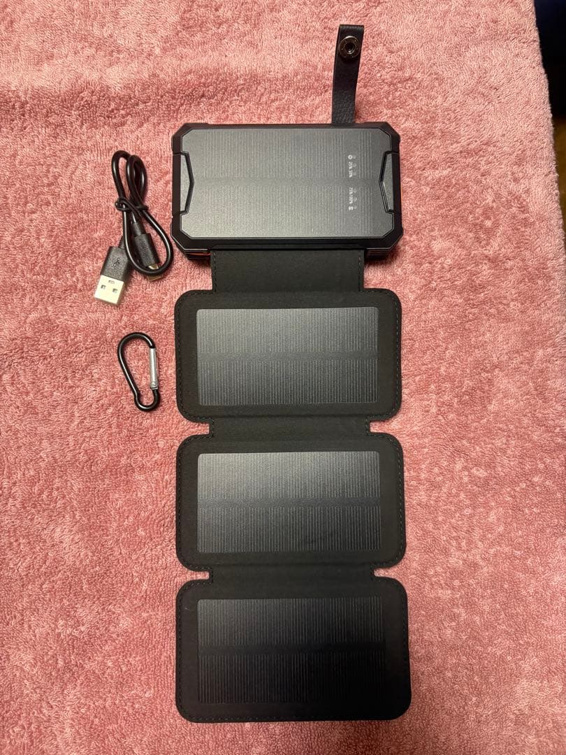 【値下げ交渉ok!】定価1万円 MINASA ソーラーモバイルバッテリー